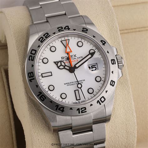 pre owned rolex explorer ii.